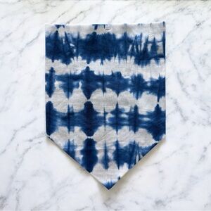 DOG Bandana - Blue Tie Dye - Size L Large